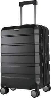 KROSER Hardside Expandable Carry on Luggage with Spinner Wheels & Built-In TSA L