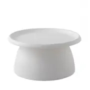 Coffee Table Mushroom Round Large Side Table 70CM White