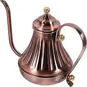 1 Pc Spout Coffee Kettle Drip Spout Teapot Hand Brewing Coffee Pot 420ml Stainless Steel Tea Pot Exquisite Craftsmanship for Hot Cold Beverages