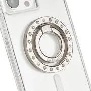 Casemate Magnetic Ring Stand Crystal Ring Magsafe Sliver