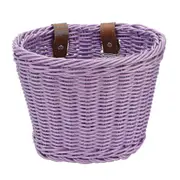 21*17*16cm Childrens Wicker Bicycle Shopping Basket For Kids Boys Girls Bike Cycle