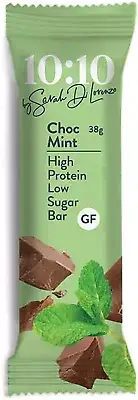 10:10 by Sarah Di Lorenzo Protein Snack Bar - Choc Mint 38G