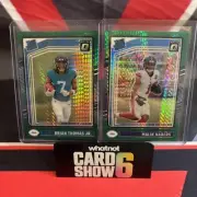 2024 NFL Optic Green Hyper Brian Thomas Jr/Malik Nabers Lot
