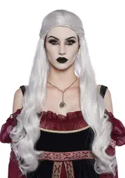 [Trickz N' Treatz] Faire Fables Renaissance Wig - White