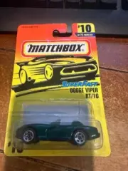 1997 Matchbox SuperFast Dodge Viper RT/10 #10 Green