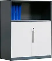 Modern steel filing cabinet for efficient home office organization and storage