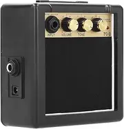 Portable Guitar Amplifier, 3W Small Electric Guitar Amplifier, Mini Guitar Amp, Guitar Speakers for Guitars, Basses, 4.9 X 2.4 X 4.9inch, Musical Instruments