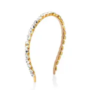 Balmain Crystal Gold & Silver Small Headband