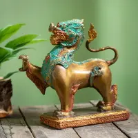 在飛比找樂天市場購物網優惠-泰國銅工藝品純銅小件貔貅桌面擺件客廳全銅雕刻藝術品家居擺設