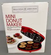 NIB Bella Cucina Mini Donut Maker 7 Donuts In Minutes W/ Recipes