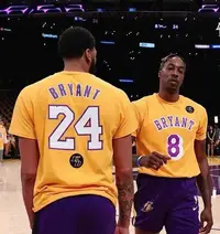 在飛比找Yahoo!奇摩拍賣優惠-🌈黑曼巴Kobe Bryant科比短袖棉T恤上衣🌈NBA湖人