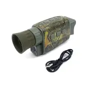 IR Night Vision Monocular 5X Zoom Telescope Digital Camera HD Video 4K