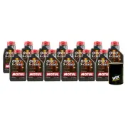 13L Motul 8100 X-CLEAN + 5W30 Wix Filter Motor Oil Change Kit API SN/CF