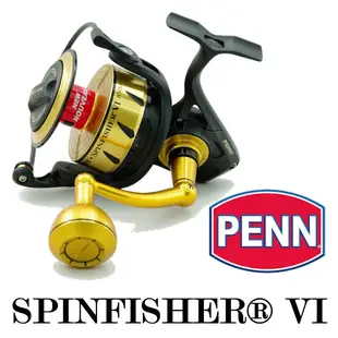 Penn SPINFISHER VI (SS6) 強力 捲線器 防水設計 紡車 漁輪 磯釣 海釣 池釣 路亞 釣魚