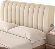 Velvet Bed Headboard Cover Double Single Bed Headboard Slipcover King Size Bed Head Cover Thicken Headboard Padded Protector Cover Washable for Bedroom Decoration(Color 1,120cm/47.2in)