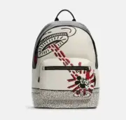 Coach Genuine Disney Mickey Mouse X Keith Haring West Backpack