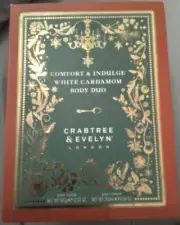 Crabtree & Evelyn Comfort & Indulge White Cardamom Body Duo Body Scrub & Cream