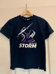 Melbourne storm kids size 12 Shirt & Shorts. NWT