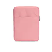 Shockproof Canvas + Space Cotton + Plush Protective Bag for iPad Air 10.5 inch 2019(Pink)