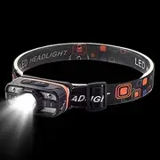 Head Lamps Led Rechargeable - Head Flashlight | Ultra Bright Powerful Lightweight Waterproof Light for Camping Hiking Fishing Running Mining Adventure Backpacking