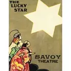 Hardy Lucky Star Theatre Show Savoy Advert XL Canvas Art Print