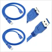 2x Premium Micro USB 3.0 Cable For Portable Hard Drive HDD Seagate WD