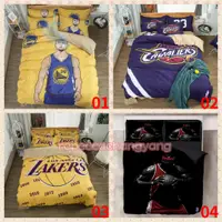 在飛比找蝦皮購物優惠-NBA球星床包四件組 科比 詹姆斯 喬丹澳棉床包 單人/雙人