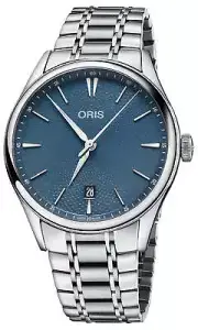 Oris Artelier Date Automatic Stainless Steel Blue Mens Watch 733 7721 4055-MB