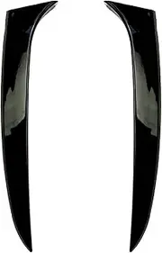LUMIXE 2PCS Glossy Black Rear Window Spoiler Side Wing Trim Cover, for Kia Sportage R 2011-2015 Auto Window Pillar Molding