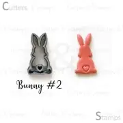 BUNNY CLAY CUTTER #2 | Polymer Clay Cutter |