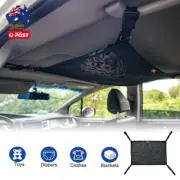 Car Roof Ceiling Net Mesh Cargo Pouch Bag Interior Storage Pocket 77.5x54cm