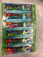 12*Firefly Lightup Kids Toothbrush Suction Cup 1 Minute Light Up Timer Soft