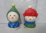 New - Holiday Snowmen - Salt & Pepper Shakers Set