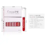 6x Matte Waterproof Lipstick Set – Long-Lasting Non-Stick Cup Lip Gloss ✨