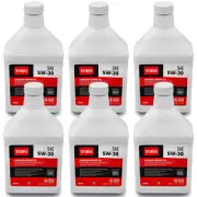 (6) Genuine OEM Toro 38908 SAE 5W-30 4-Cycle Oil 20 oz. for 4-stroke Engines