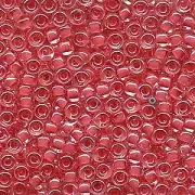 Coral Lined Crystal Miyuki Seed Beads 6/0 (6-9204-TB)