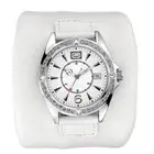 Marc Ecko E85015G3 White Leather Strap Women Watch Original