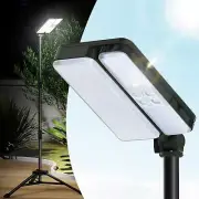 10000lm Dimmable Rechargeable Work Light, 15000mAh Work Light 72'' Telescopic...