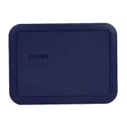 Pyrex Rectangular 3 Cup Storage Lid Cover Blue 7210-PC New for Glass Dish