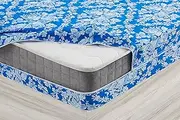 Degrees Home - Alba - Mattress Cover - 105cm Mattress Protector - Zip Mattress Cover - Anti Mite Mattress Protector - 100% Polyester - Washable - 105cm Mattress
