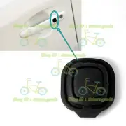 Door Handle Black Rubber Smart Key Lock Button For 2003-2013 Toyota Corolla