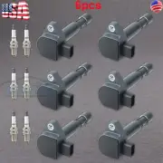 6 Ignition Coil & 6pcs Platinum Spark Plug For Honda Acura Saturn 3.2L 3.5L (for: Honda)