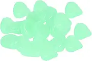 500pcs A ficial Fluorite Garden Pebbles for Walkways Aquarium Decor Pl Self-L Nous Stones Glow in The Dark Green 500pcs