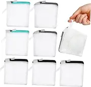 Gadpiparty 8pcs Mesh Laundry Bags for Delicate Clothing Bags for Travel Camping and Machine Washing Protects Lingerie Socks and Items