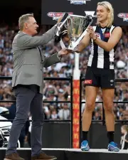 2023 Collingwood magpies AFL football team poster,FREE POST PREMIERS CHAMPIONS