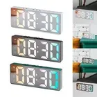 16cm Digital Alarm Clock Bedside Clock Lightweight Battery