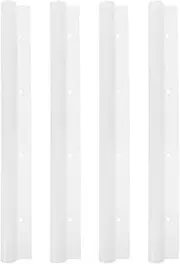 VANZACK 4Pcs Golf Flag Tube Plastic Sleeves Portable Flag Pole Golf Ranger White Flag Tubes Golfing Flags Tubes