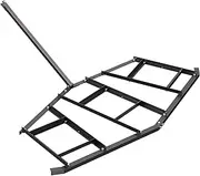 VEVOR Driveway Drag, 84" Width Tow Behind Drag Harrow, Q235 Steel Driveway Grader with Adjustable Bars, Support up to 50 lbs, Driveway Tractor Harrow for ATVs, UTVs, Garden Lawn Tractors