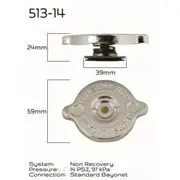 CPC Radiator Cap - 513-14