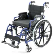Orthonica Wheelchair Manual Mobility Aid- Lincoln Blue